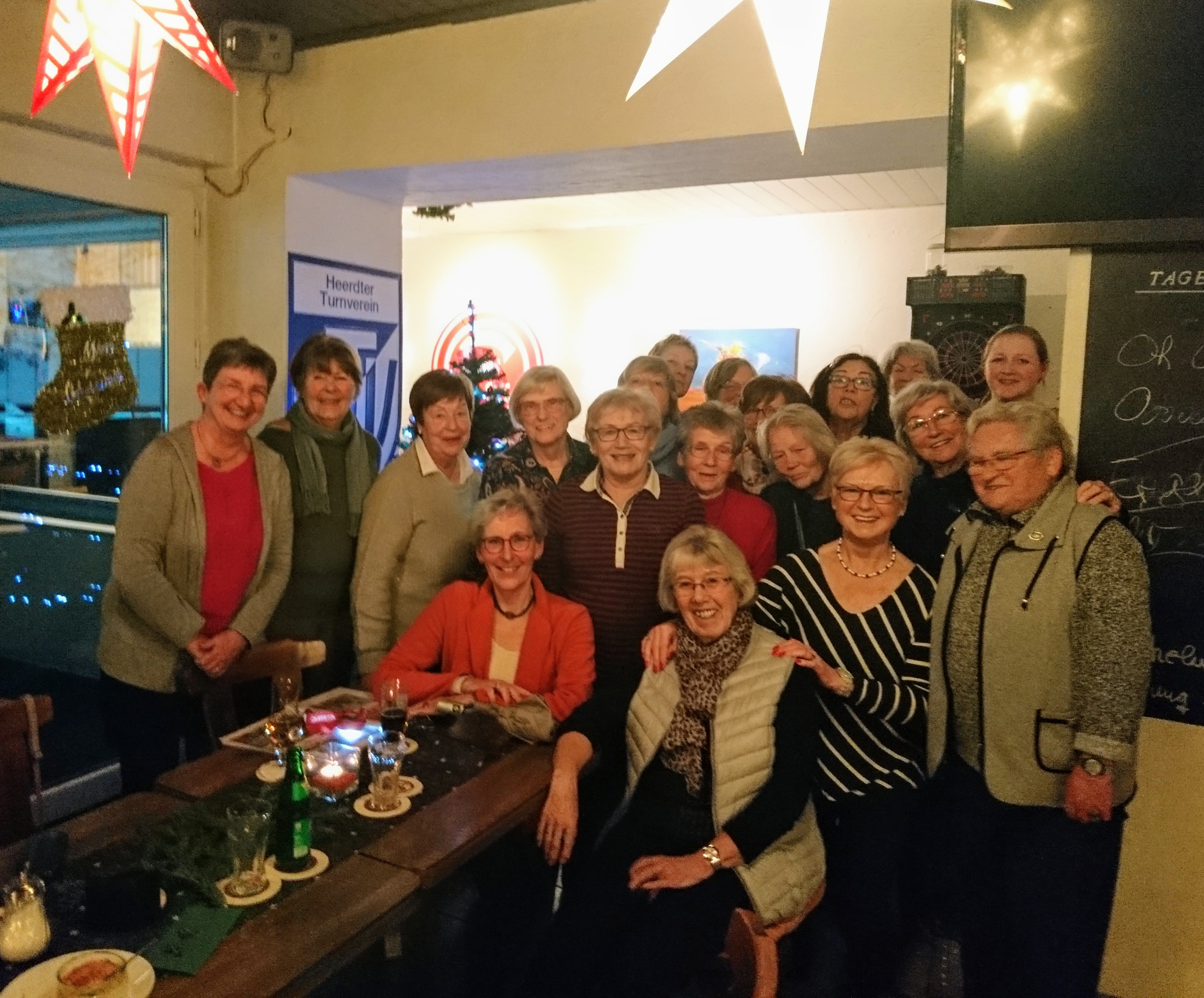 Weihnachtsfeier Gymnastikgruppe