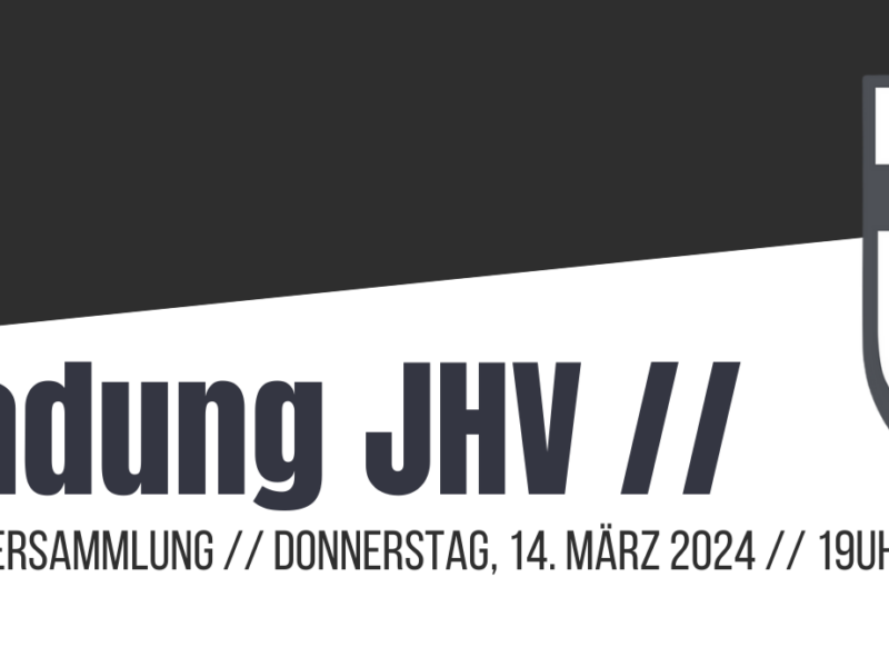 Einladung JHV 2024