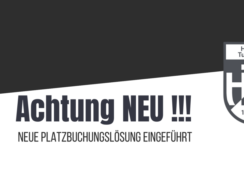 Platzbuchung NEU
