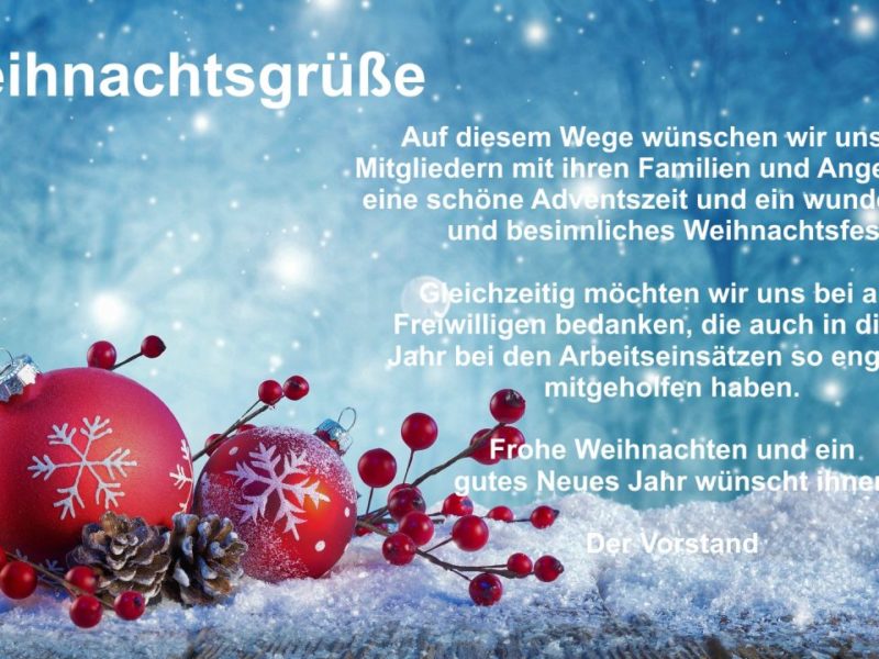 Weihnachstgrüße – Merry Christmas 2020