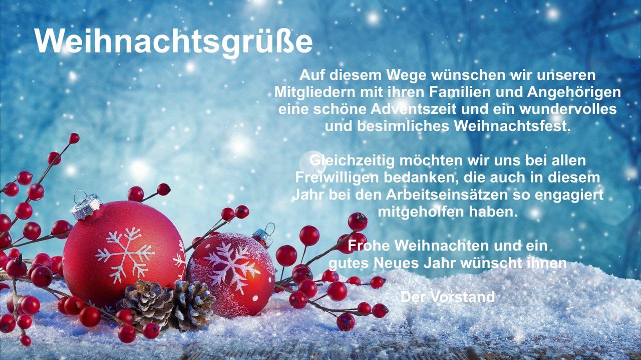 Weihnachstgrüße – Merry Christmas 2020