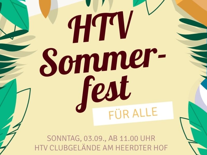 Familien und Sommerfest 3. Sep.