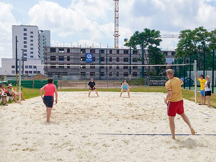 Beachvolleyball auf clubeigener Anlage